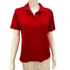 Vintage 90s Ralph Lauren Women’s Red Polo Shirt Medium